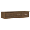 Wall-mounted Drawer Shelf Engineered Wood Wall Cabinet Multi Colours vidaXL