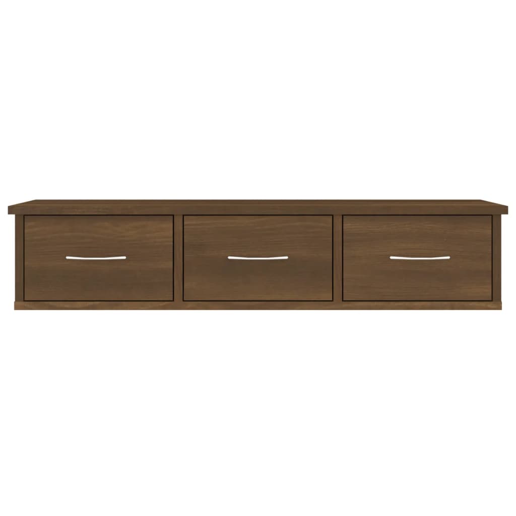 Wall-mounted Drawer Shelf Engineered Wood Wall Cabinet Multi Colours vidaXL