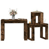 3x Nesting Tables Engineered Wood End Side Nest of Table Multi Colours vidaXL