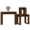 3x Nesting Tables Engineered Wood End Side Nest of Table Multi Colours vidaXL