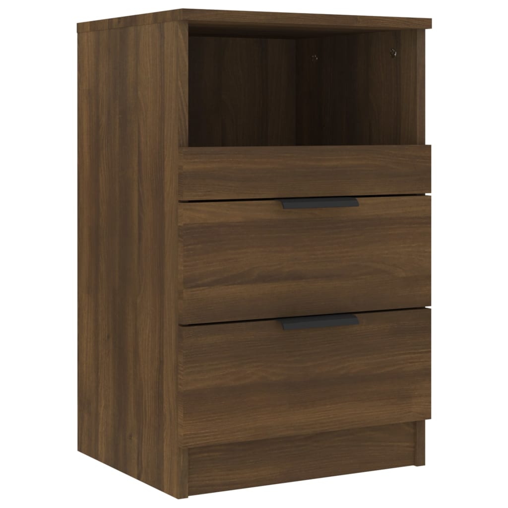 1/2x Bedside Cabinet Engineered Wood Home End Side Table Multi Colours vidaXL
