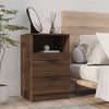 1/2x Bedside Cabinet Engineered Wood Home End Side Table Multi Colours vidaXL