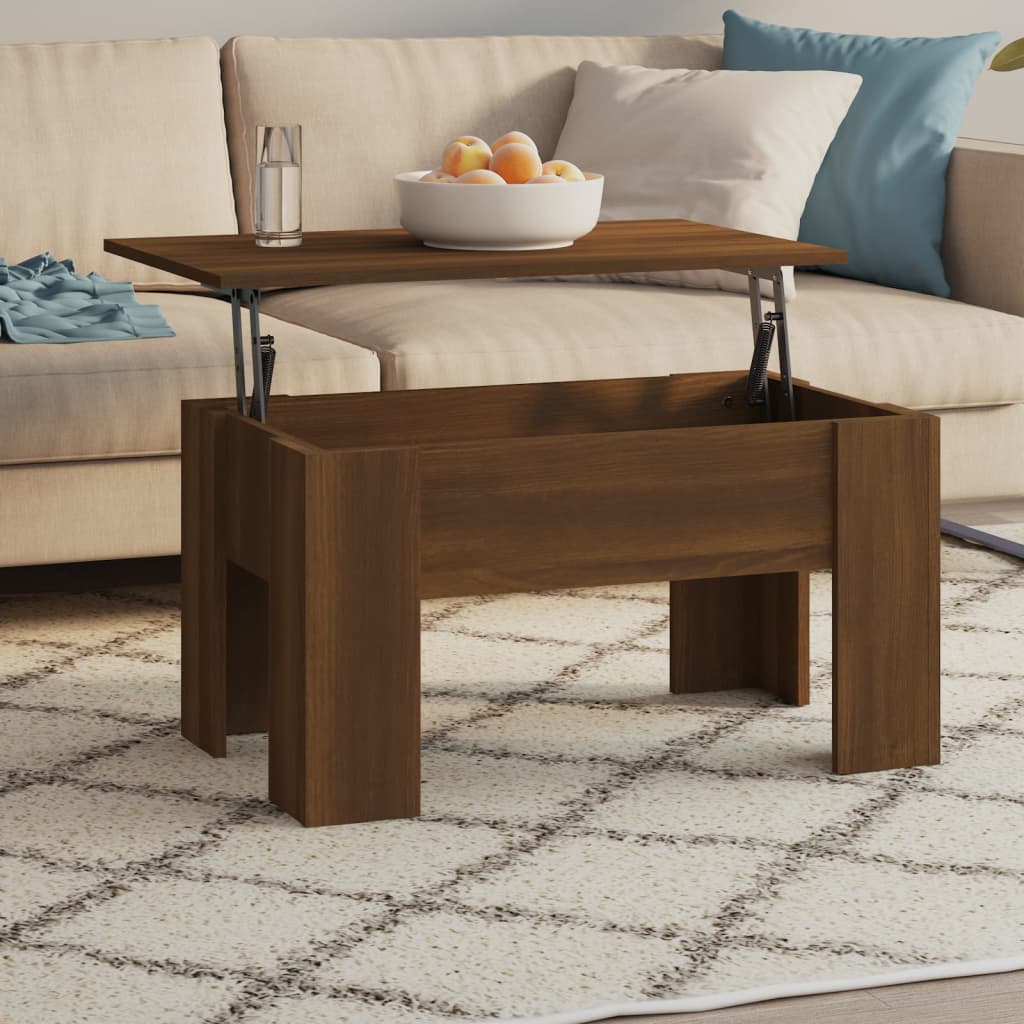 Coffee Table Engineered Wood Couch Tea Accent End Table Multi Colours vidaXL