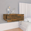 1/2x Floating Nightstand Concrete Engineered Wood Cabinet Multi Colours vidaXL