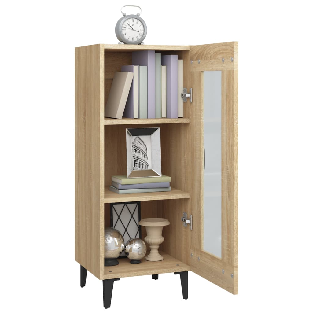Sideboard Engineered Wood Side Cabinet Home Organiser Multi Colours vidaXL