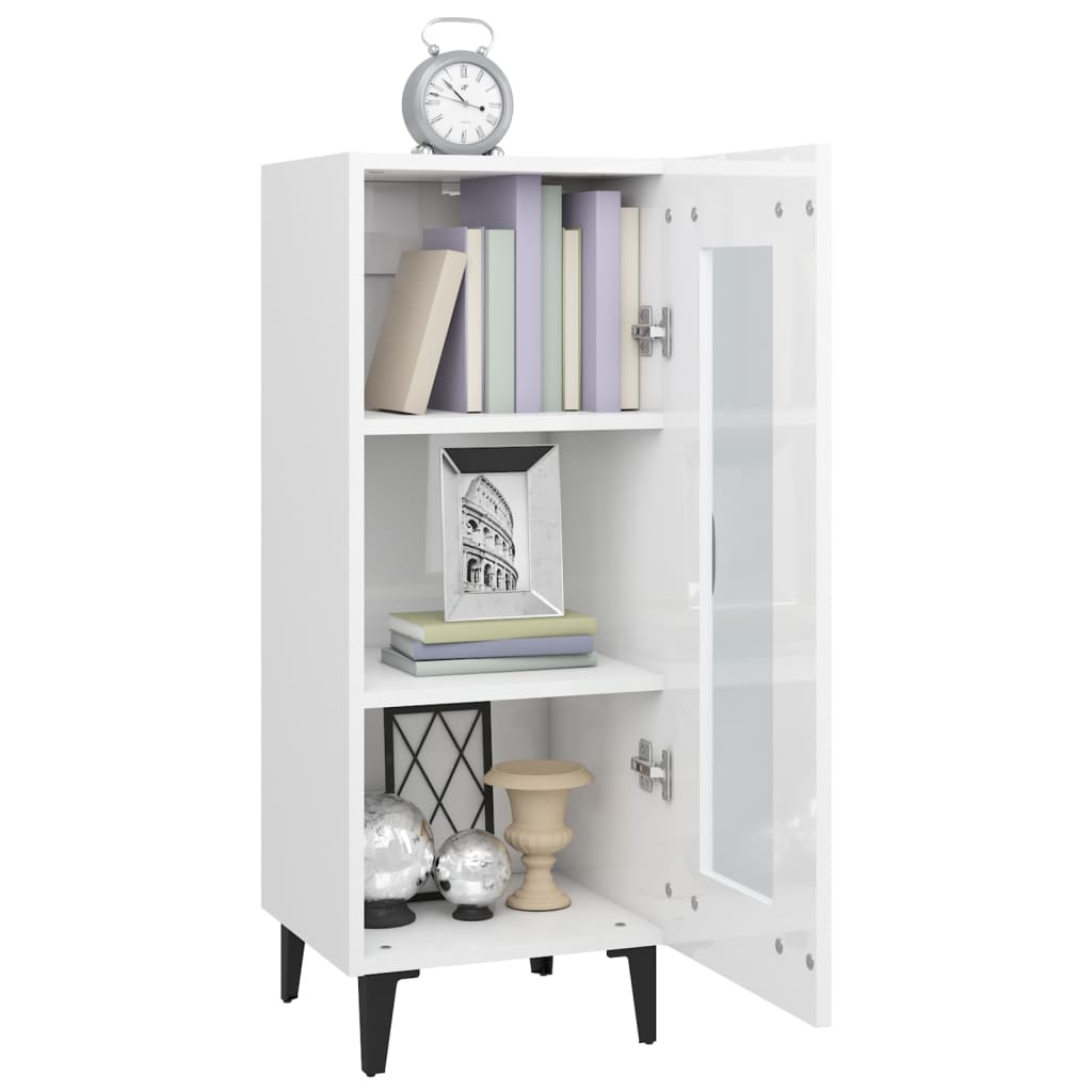 Sideboard Engineered Wood Side Cabinet Home Organiser Multi Colours vidaXL