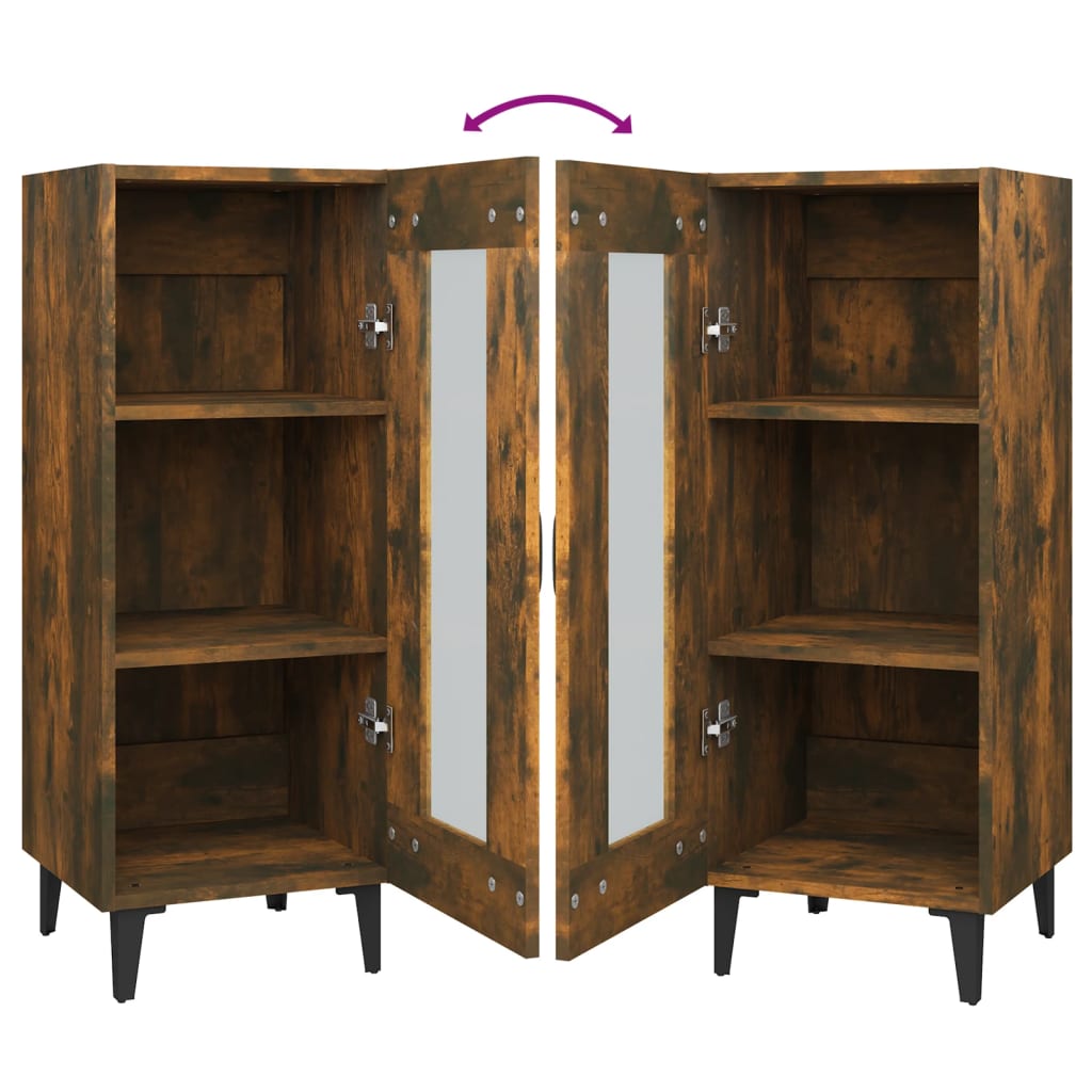 Sideboard Engineered Wood Side Cabinet Home Organiser Multi Colours vidaXL