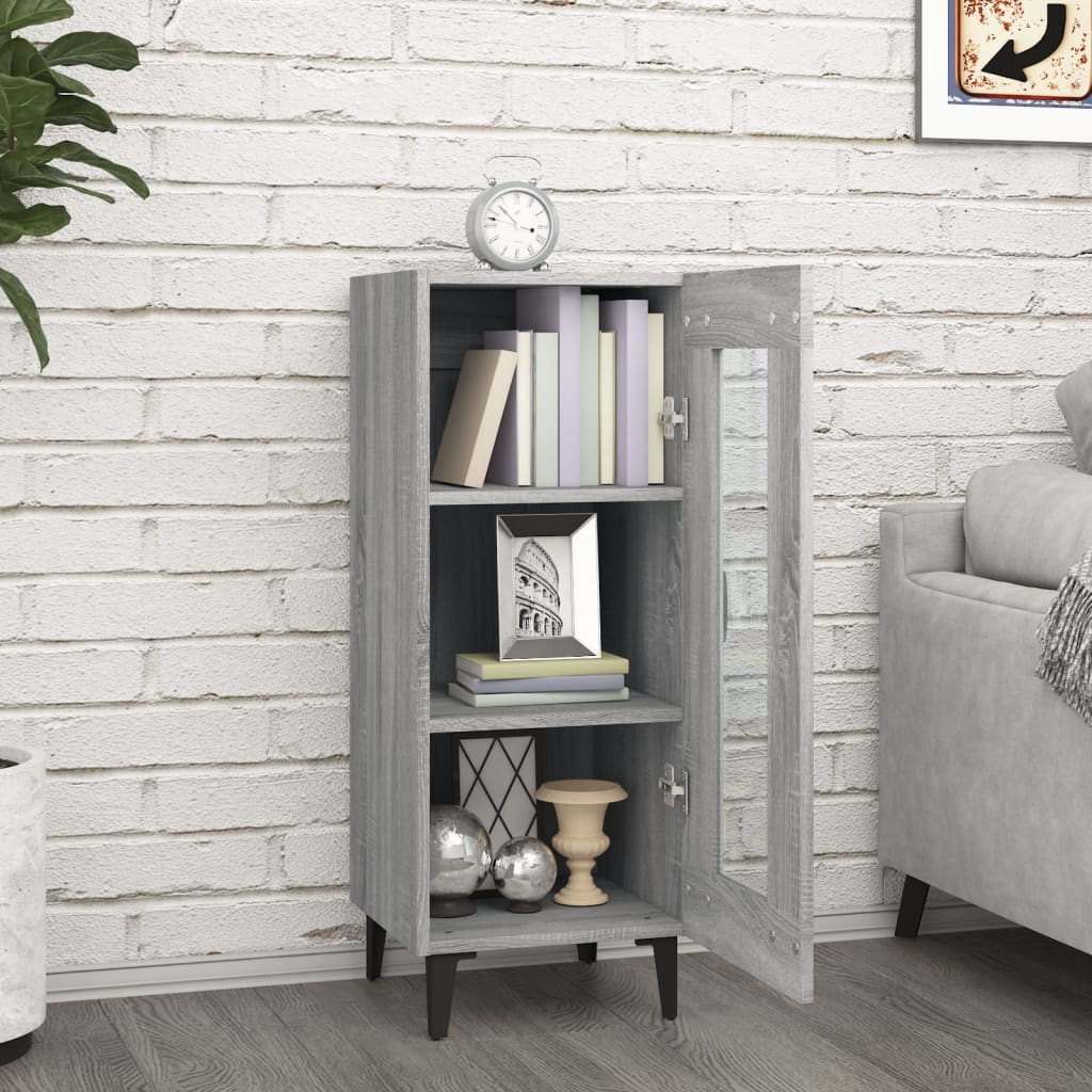 Sideboard Engineered Wood Side Cabinet Home Organiser Multi Colours vidaXL