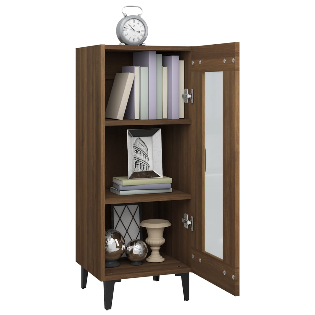 Sideboard Engineered Wood Side Cabinet Home Organiser Multi Colours vidaXL