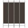 6-Panel Room Divider Fabric Privacy Screen Paravent Multi Colours/Sizes vidaXL