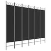 6-Panel Room Divider Fabric Privacy Screen Paravent Multi Colours/Sizes vidaXL