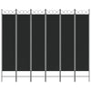 6-Panel Room Divider Fabric Privacy Screen Paravent Multi Colours/Sizes vidaXL