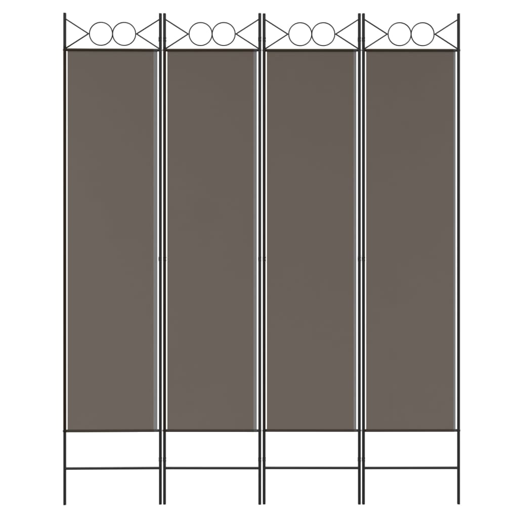 6-Panel Room Divider Fabric Privacy Screen Paravent Multi Colours/Sizes vidaXL