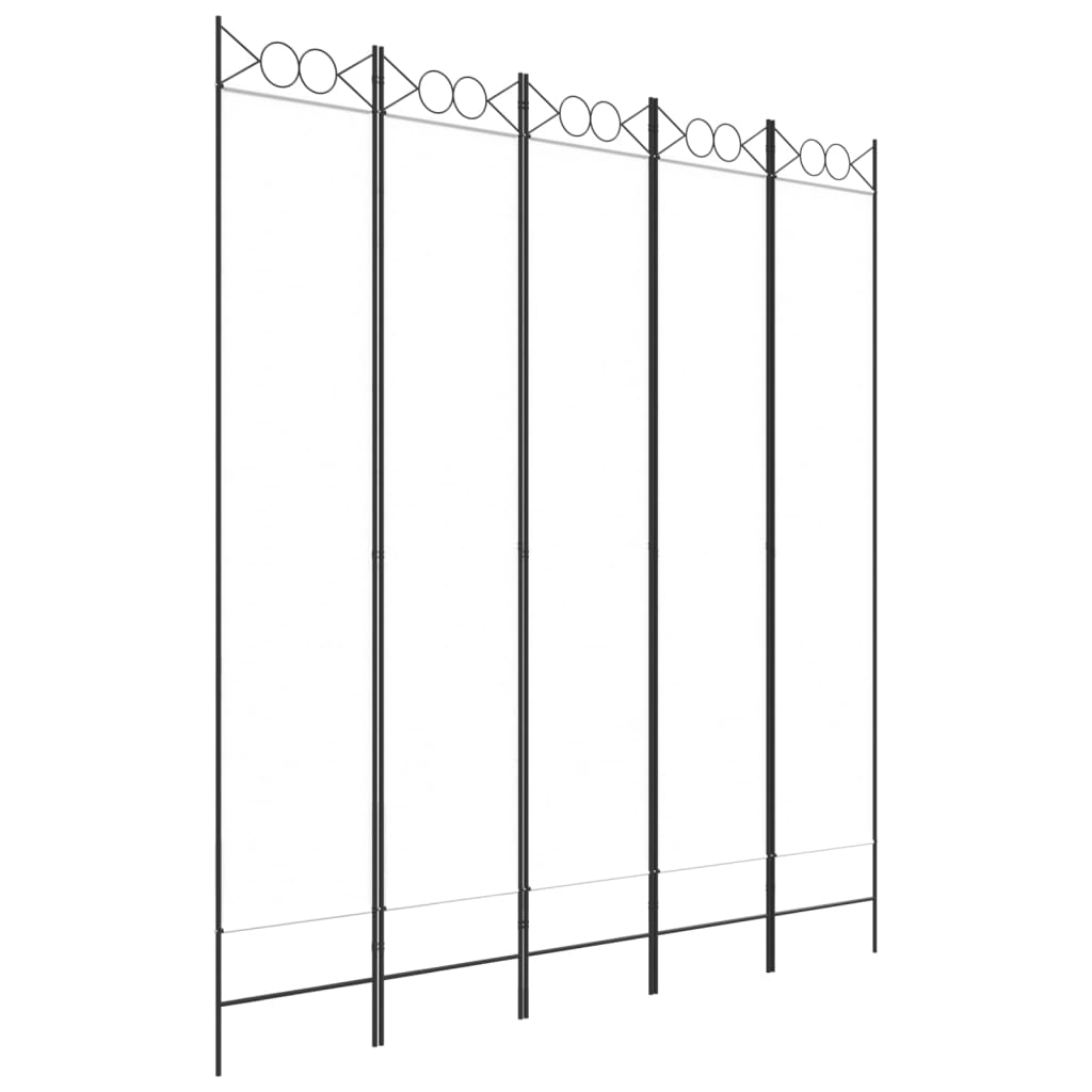 6-Panel Room Divider Fabric Privacy Screen Paravent Multi Colours/Sizes vidaXL