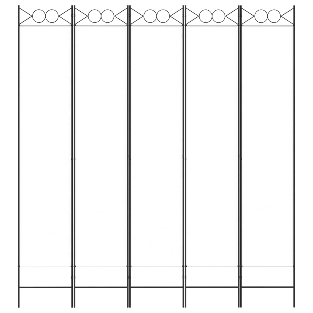 6-Panel Room Divider Fabric Privacy Screen Paravent Multi Colours/Sizes vidaXL