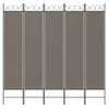 6-Panel Room Divider Fabric Privacy Screen Paravent Multi Colours/Sizes vidaXL