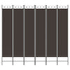 6-Panel Room Divider Fabric Privacy Screen Paravent Multi Colours/Sizes vidaXL