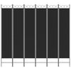 6-Panel Room Divider Fabric Privacy Screen Paravent Multi Colours/Sizes vidaXL
