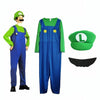 Super Mario Bros Unisex Adult & Kids Cosplay Fancy Dress Outfit Costume
