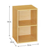 Oxford 2 3 4 5 Tier Bookcase Cube Storage Shelf Display Wood Furniture Unit
