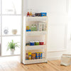 SLIM SLIDE OUT KITCHEN TROLLEY BATHROOM RACK HOLDER STORAGE SHELF ON WHEELS