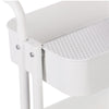 3 Tier Slim Kitchen Storage Trolley Cart Rack Tray Shelf Rolling Wheel W/ Handle