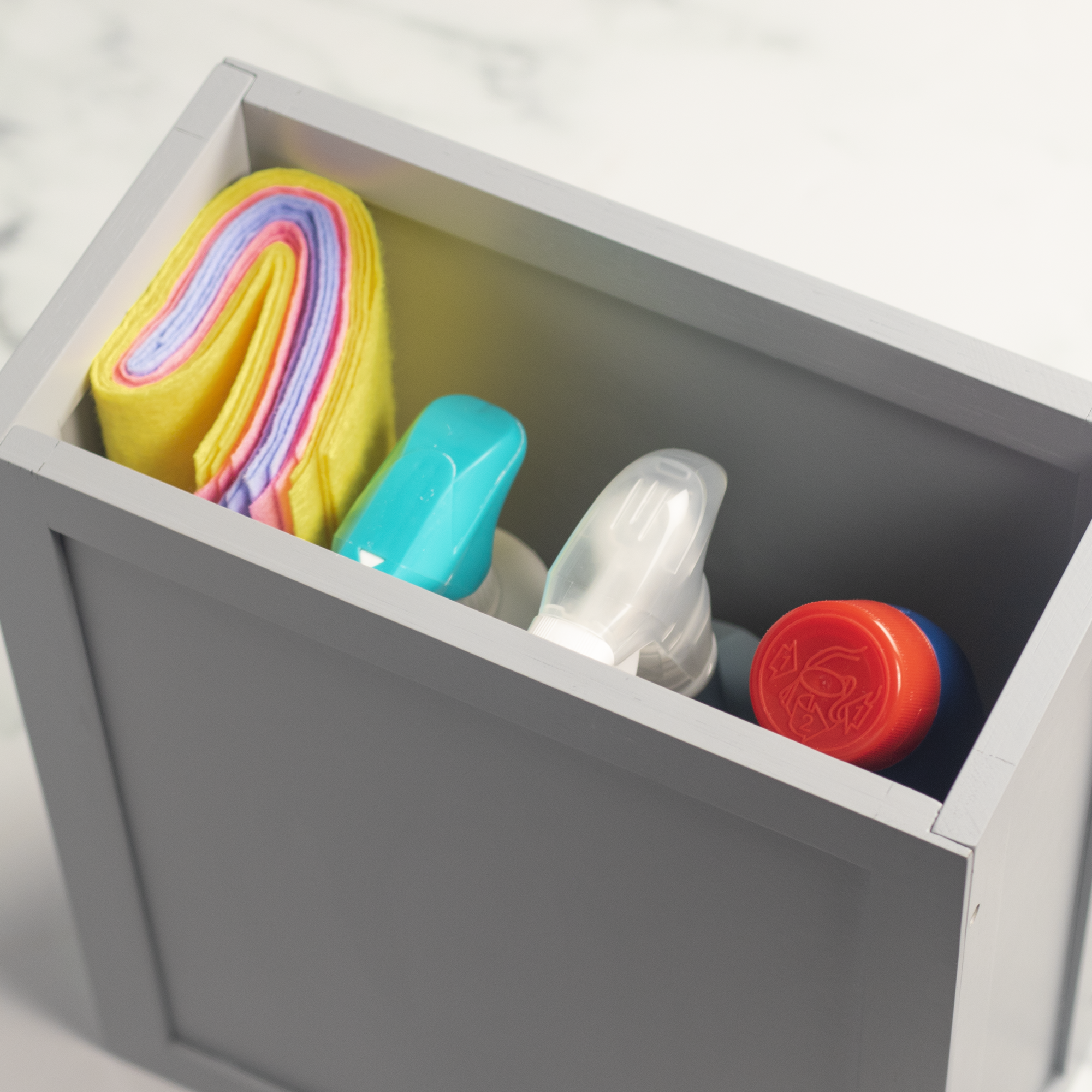 Wooden Bathroom Storage Unit Slimline Towel Storage Box Shaker Unit M Quildinc