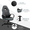 Executive Office/ Gaming Chair PU Leather Adjustable Padded Seat w/ Wheels