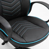 Executive Office/ Gaming Chair PU Leather Adjustable Padded Seat w/ Wheels