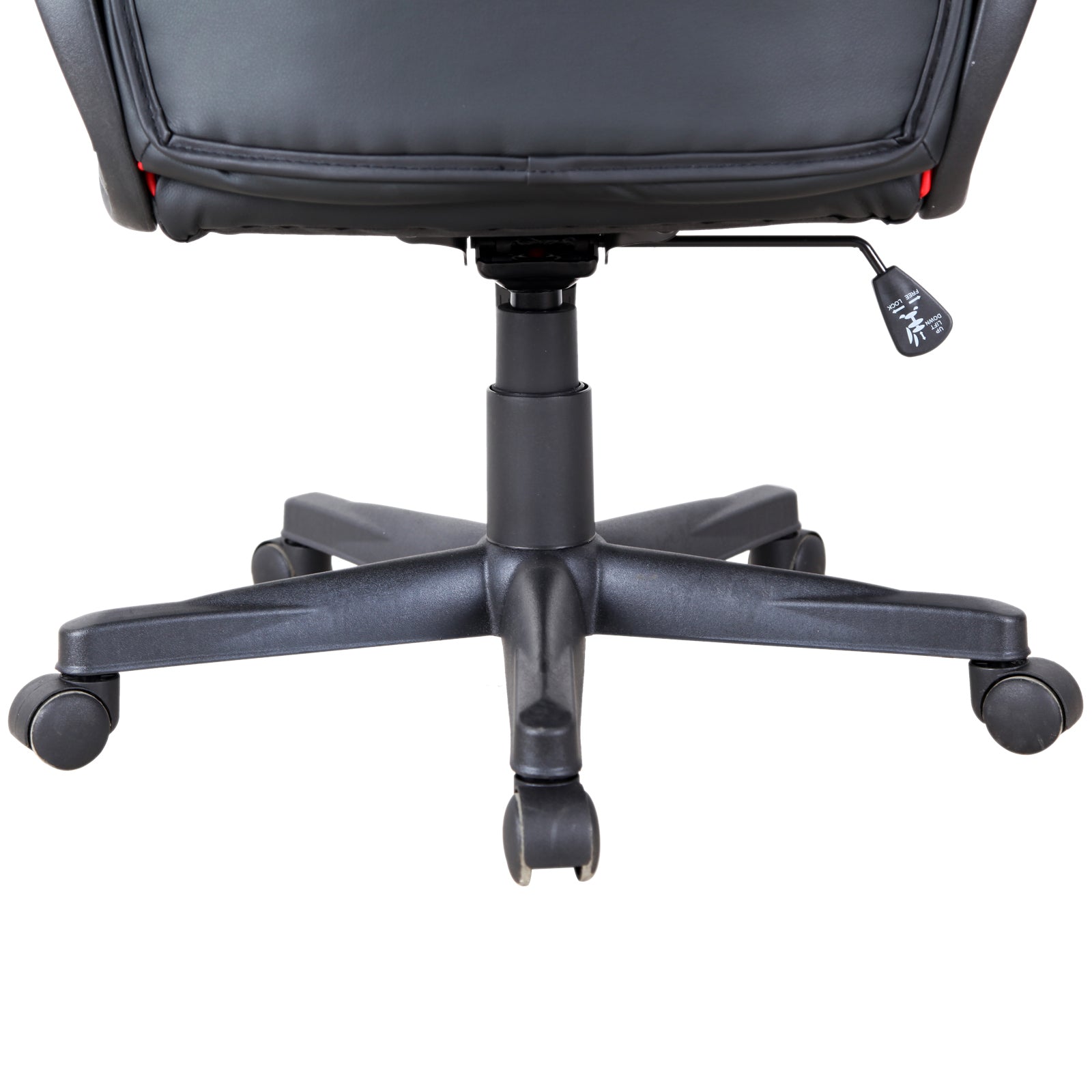 Executive Office/ Gaming Chair PU Leather Adjustable Padded Seat w/ Wheels