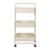 3 Tier Slim Kitchen Storage Trolley Cart Rack Tray Shelf Rolling Wheel W/ Handle