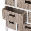 Storage Unit Wicker Basket Bathroom Hallway Chest of Drawers Tetbury Furniture