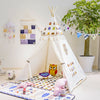 Newest Cotton Canvas Children Kids Indian Tent Teepee Indoor Outdoor Play House