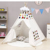 Newest Cotton Canvas Children Kids Indian Tent Teepee Indoor Outdoor Play House