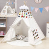 Newest Cotton Canvas Children Kids Indian Tent Teepee Indoor Outdoor Play House