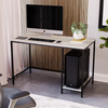 Industrial Computer Desk PC Laptop Table 2 Shelf Home Office Study Workstation