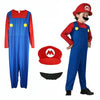 Super Mario Bros Unisex Adult & Kids Cosplay Fancy Dress Outfit Costume