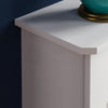 Radiator Cover White Modern Horizontal MDF Wood Grill Cabinet Shelf