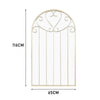 Window Style Mirror Home Decoration Wall Mount Fireplace Hallway Outdoor Mirror