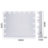 Hollywood Cosmetic Mirror LED Light MakeUp Vanity Shaving Bath Round/Rectangular