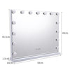 Hollywood Cosmetic Mirror LED Light MakeUp Vanity Shaving Bath Round/Rectangular