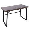 Vintage Computer Desk PC Laptop Office Home Table Study Workstation Metal Frame
