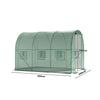 Heavy Duty Walk-In Tunnel Plant Garden Greenhouse Galvanized Steel UV-Shade Tent