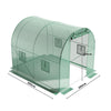 Heavy Duty Walk-In Tunnel Plant Garden Greenhouse Galvanized Steel UV-Shade Tent