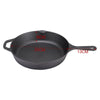 Cast Iron Skillet Frying Pan Pancake Griddle BBQ Premium Quality Multi-Choice UK