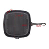 Cast Iron Skillet Frying Pan Pancake Griddle BBQ Premium Quality Multi-Choice UK