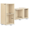 Oak Vinyl Lp Music Record Storage Box Cube 12" Case Dj Studio Cabinet