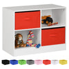 White Kids Bedroom Storage Organizer Unit With Drawers Childrens Childs