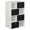 White Cube Kids Storage Unit & Fabric Drawers Childrens Childs Bedroom