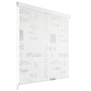 Shower Curtain Roller Blind White Home Bathroom Divider Privacy Screen vidaXL